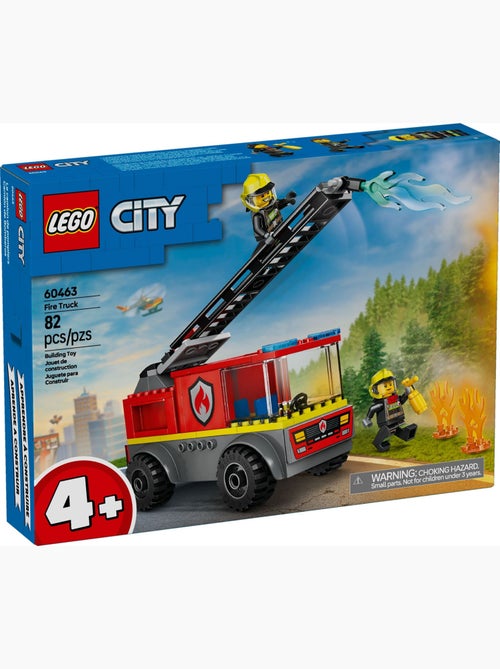 LEGO City - Camion de pompiers avec échelle - 60463 - Kiabi