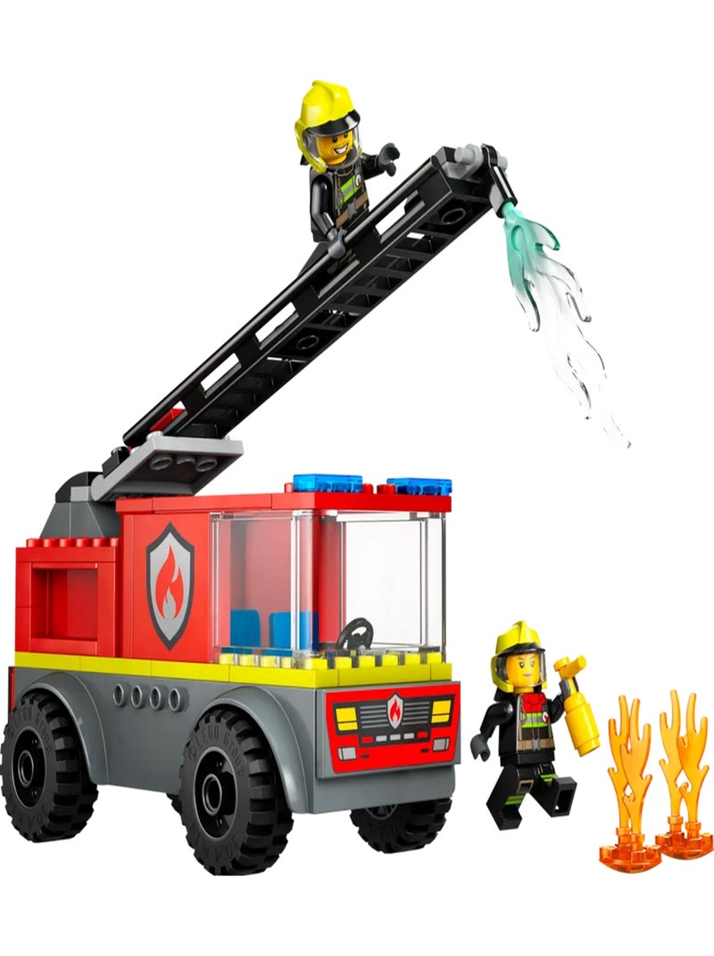 LEGO City - Camion de pompiers avec échelle - 60463 Multicolore - Kiabi