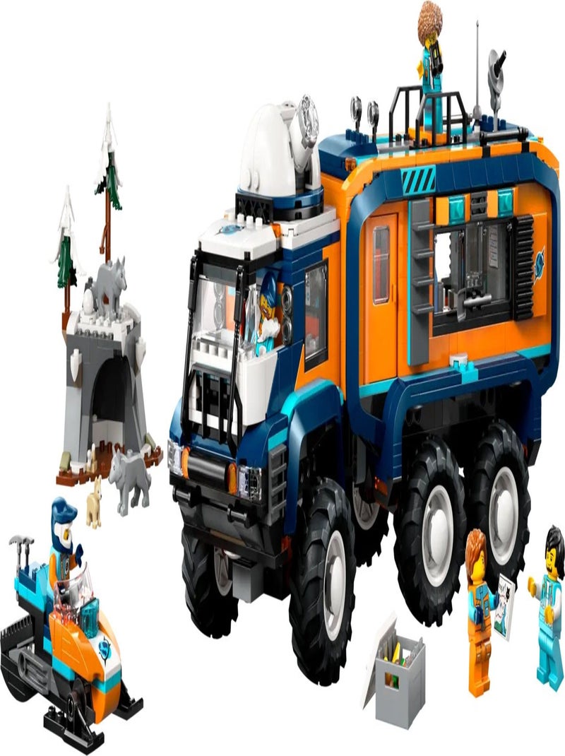 LEGO City - Camion Scientifique des Explorateurs Arctiques - 60471 Bleu - Kiabi