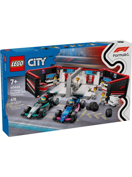 LEGO City - Garage de F1 et voitures Mercedes-AMG et Alpine - 60444 - Kiabi