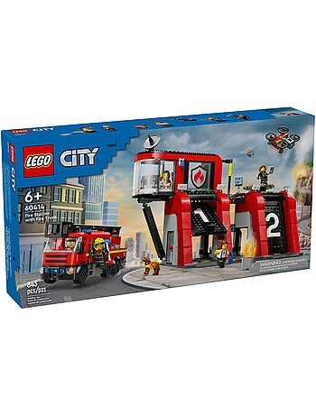 LEGO City - La caserne et le camion de pompiers - 60414