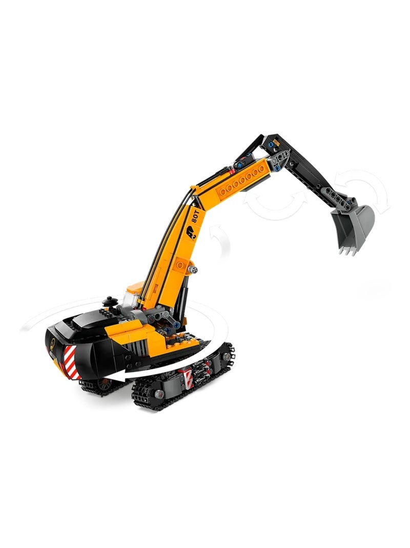 LEGO City - La pelleteuse de chantier jaune - 60420 Multicolore - Kiabi