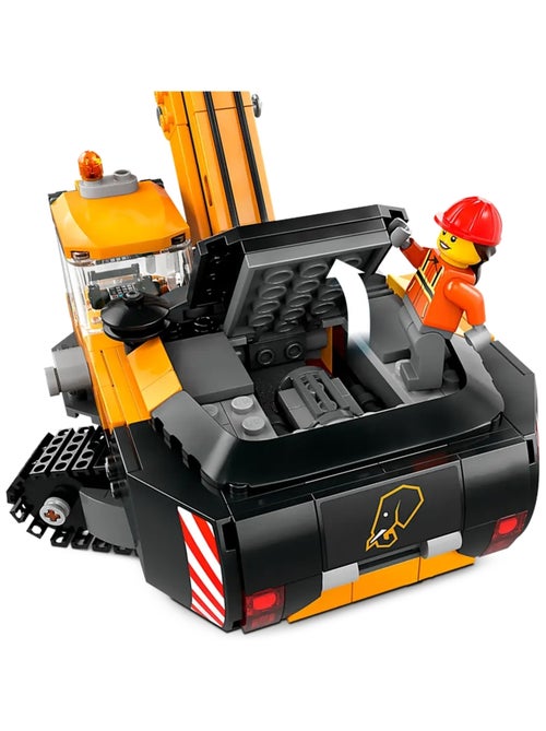 LEGO City - La pelleteuse de chantier jaune - 60420 - Kiabi LEGO City - La pelleteuse de chantier jaune - 60420 - Kiabi