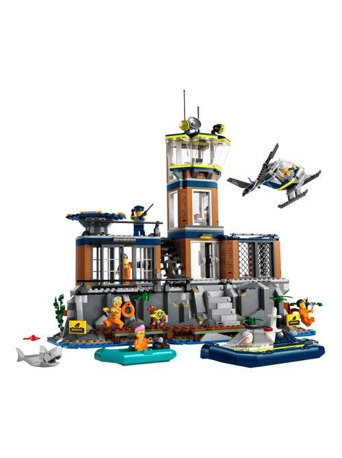 LEGO City - La prison de la police en haute mer - 60419 - Kiabi