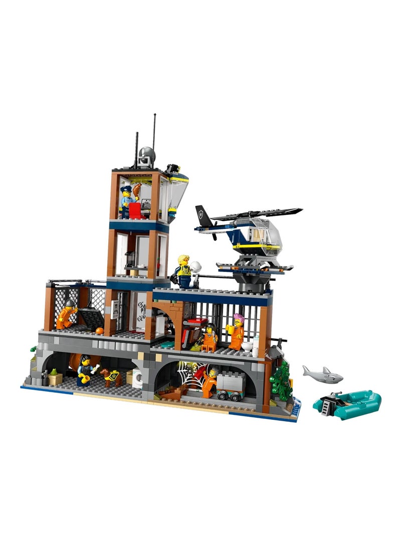 LEGO City - La prison de la police en haute mer - 60419 Multicolore - Kiabi
