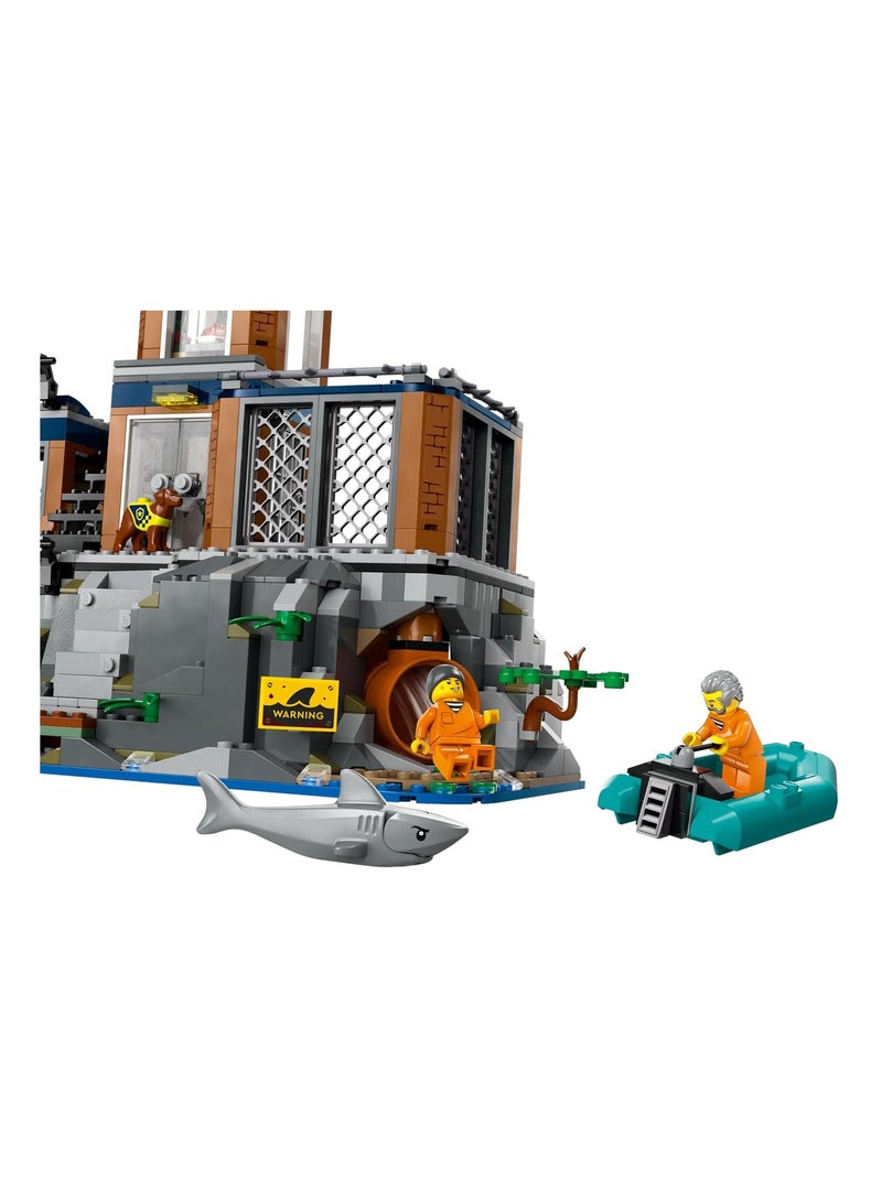 LEGO City - La prison de la police en haute mer - 60419 Multicolore - Kiabi