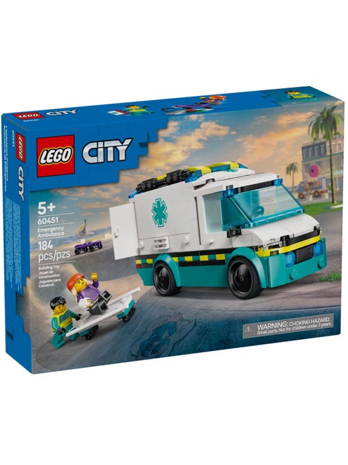 LEGO City - L'ambulance de secours - 60451 - Kiabi