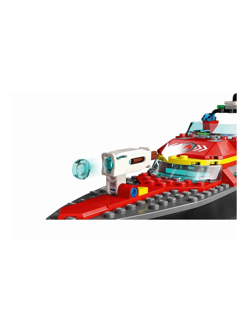 LEGO City - Le bateau de sauvetage des pompiers - 60373 Multicolore - Kiabi