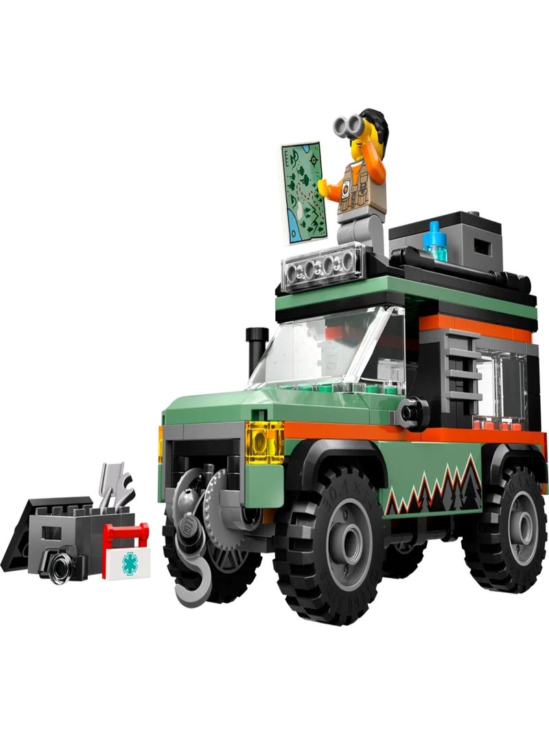 LEGO City - Le camion 4x4 tout-terrain - 60447 Multicolore - Kiabi