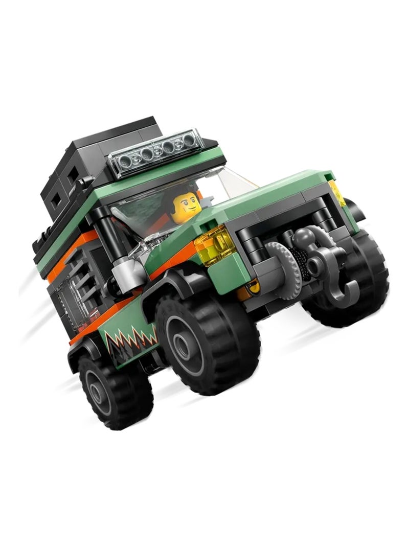 LEGO City - Le camion 4x4 tout-terrain - 60447 Multicolore - Kiabi