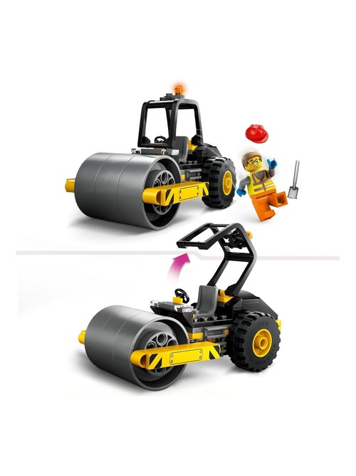 LEGO City - Le rouleau compresseur de chantier - 60401 - Kiabi