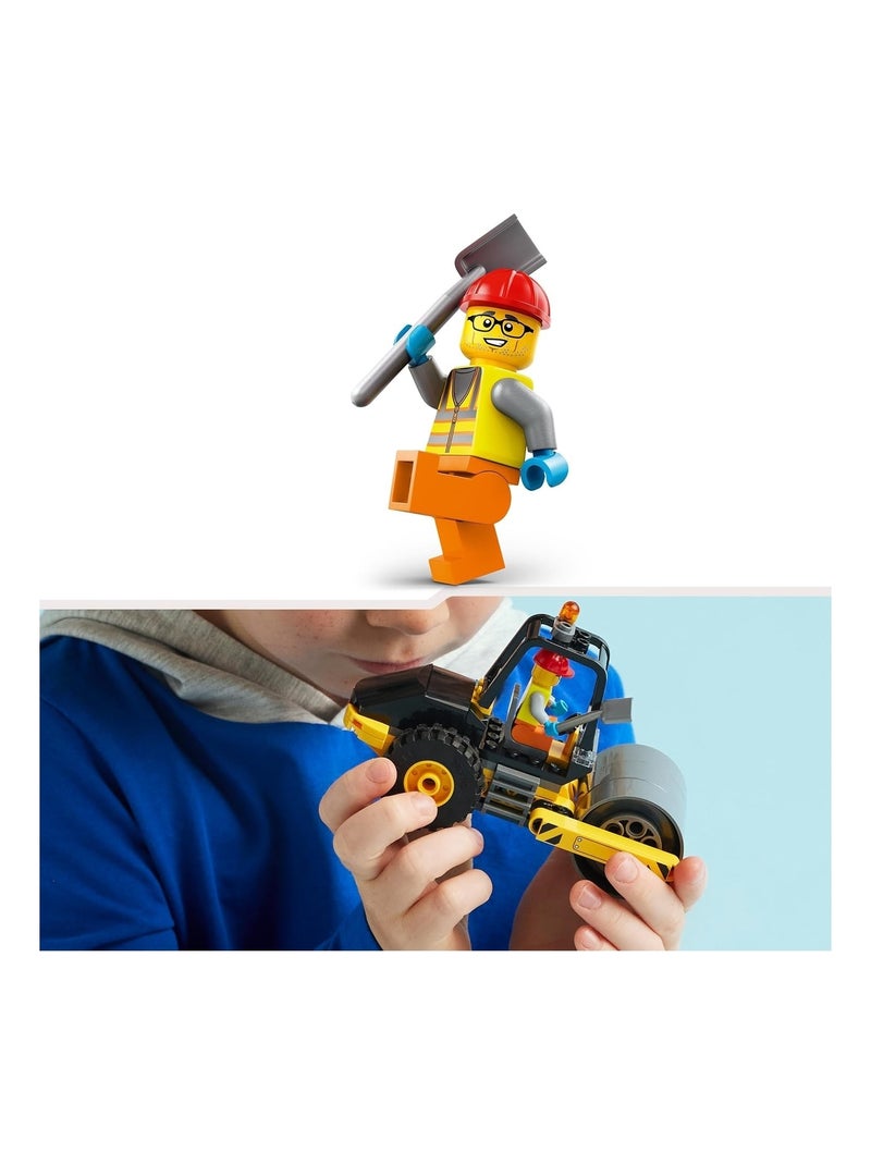 LEGO City - Le rouleau compresseur de chantier - 60401 Multicolore - Kiabi
