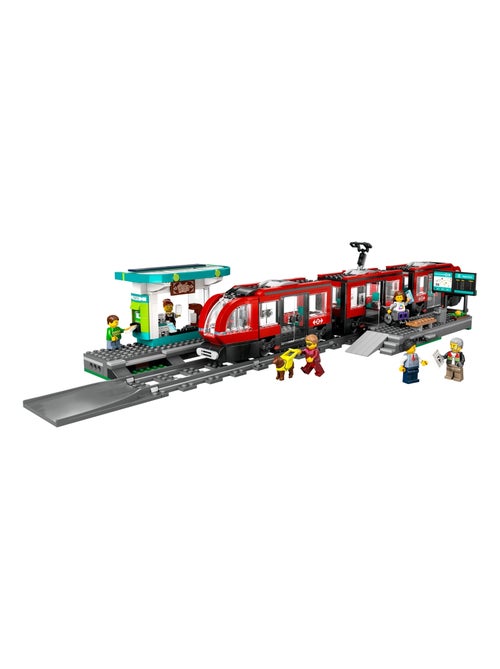 LEGO City - Le tramway et la station du centre-ville - 60423 - Kiabi