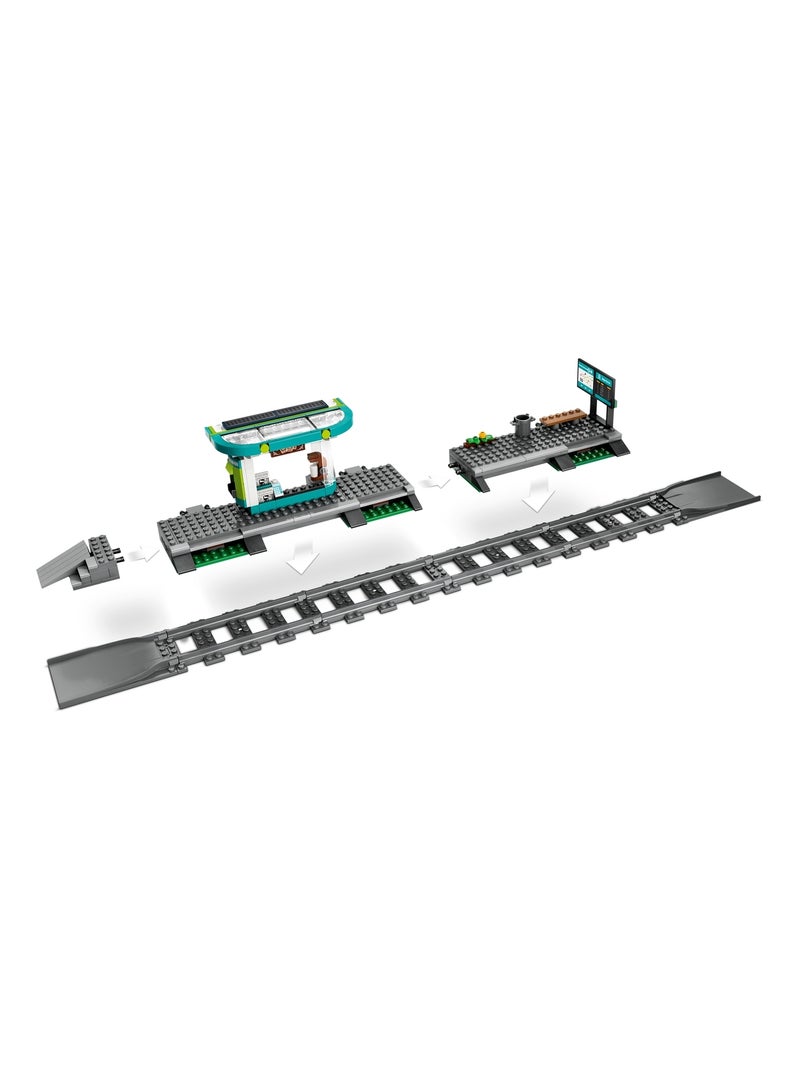 LEGO City - Le tramway et la station du centre-ville - 60423 Multicolore - Kiabi