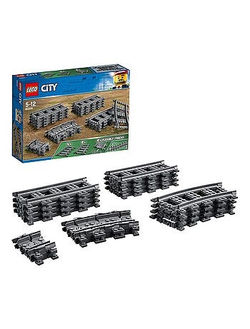 LEGO City - Pack de rails 60205 - rails droits, courbés et flexibles