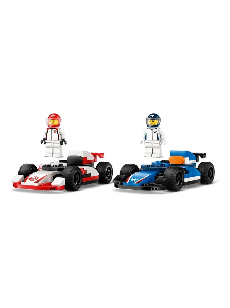 LEGO City - Voitures de course de F1 Williams Racing et Haas F1 - 60464 Multicolore - Kiabi