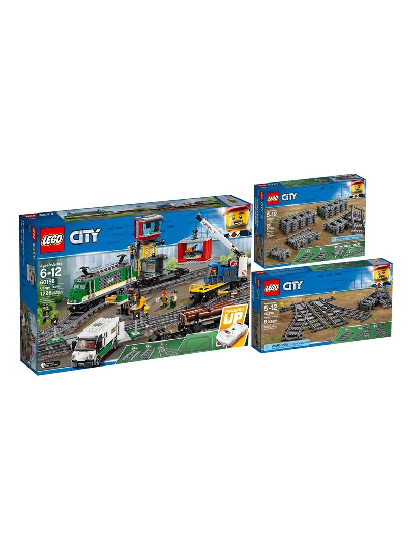 LEGO – City – 60198+60205+60238 - N/A - Kiabi - 230.89€