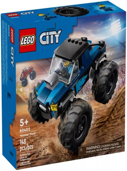 LEGO City Monster Truck bleu 60402 - Jeu de construction 5+ - Kiabi