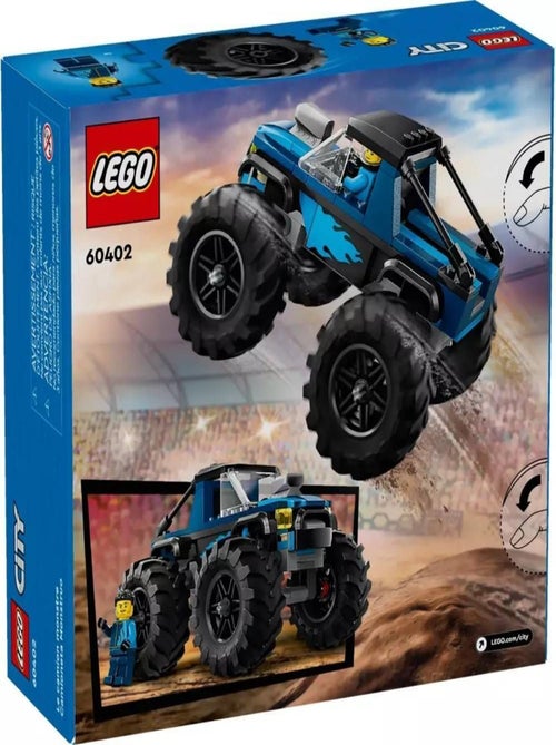 LEGO City Monster Truck bleu 60402 - Jeu de construction 5+ - Kiabi