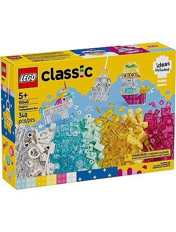 LEGO Classic - La boîte de briques transparentes magiques - 11040
