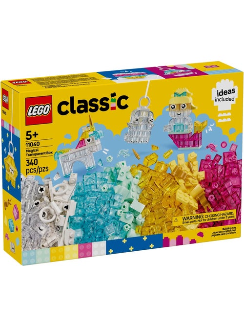 LEGO Classic - La boîte de briques transparentes magiques - 11040 - Kiabi LEGO Classic - La boîte de briques transparentes magiques - 11040 - Kiabi