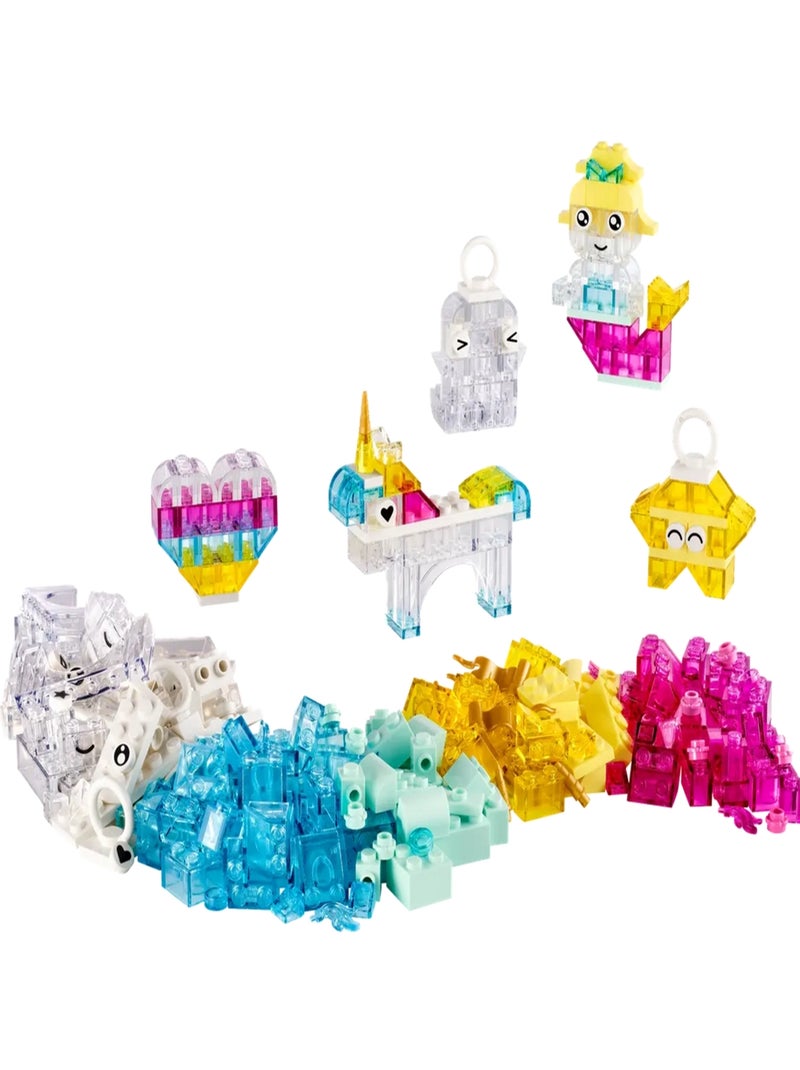 LEGO Classic - La boîte de briques transparentes magiques - 11040 Multicolore - Kiabi