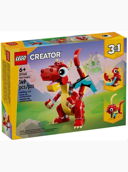 LEGO Creator - Le dragon rouge - 31145 - Kiabi