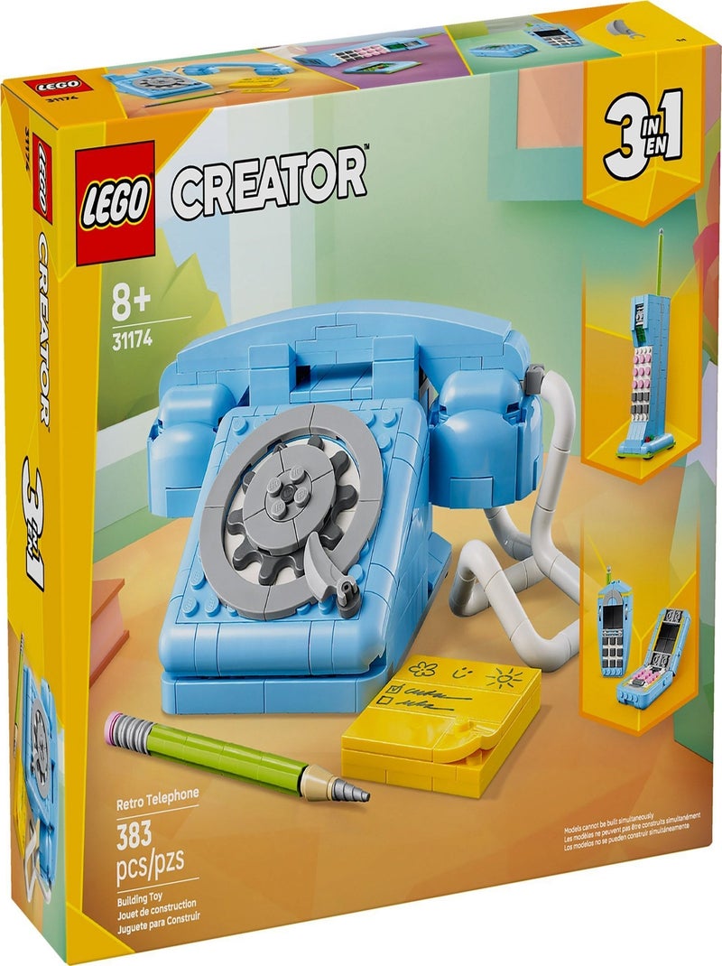 LEGO CREATOR -  Le téléphone rétro 31174 Bleu - Kiabi