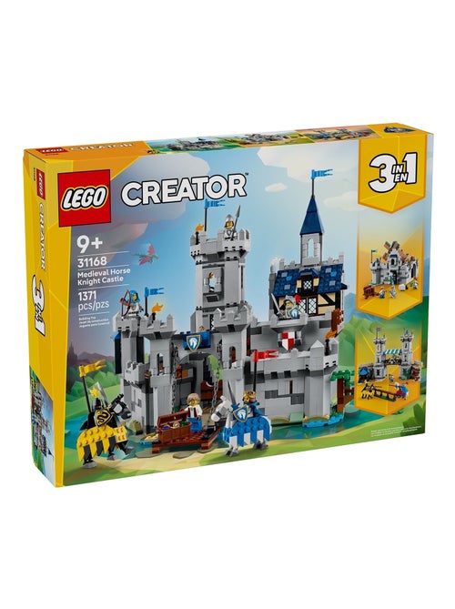LEGO Creator 3-en-1 - Le château médiéval des chevaliers 31168 - Kiabi