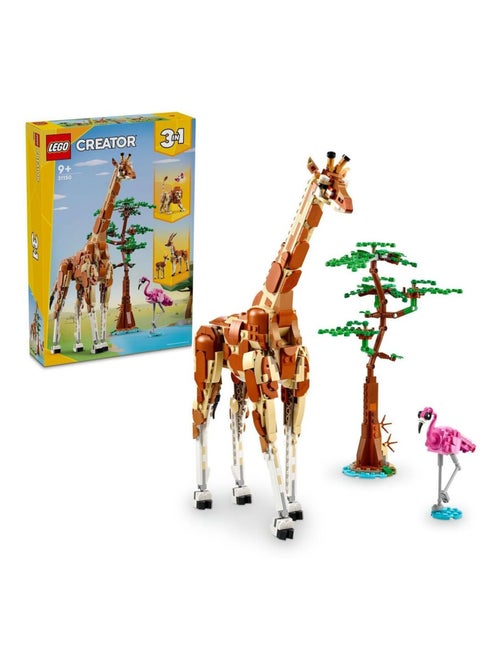 LEGO Creator 3-en-1 - Les animaux sauvages du safari (31150) - dès 9 ans - Kiabi