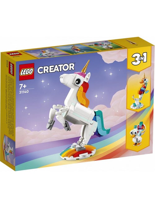 LEGO Creator 3-en-1 La licorne magique 31140 - Kiabi