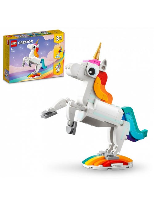 LEGO Creator 3-en-1 La licorne magique 31140 - Kiabi