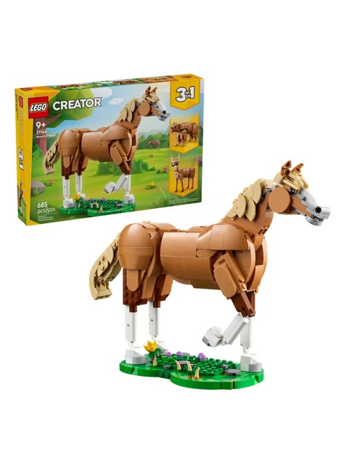 LEGO Creator 3-en-1 Le beau cheval - 31166 - Kiabi