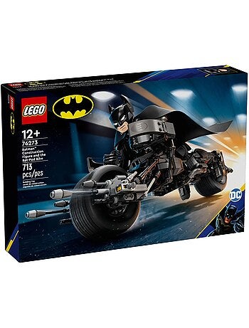 LEGO DC Comics - La figurine de Batman à construire et la moto Bat-Pod - 76273