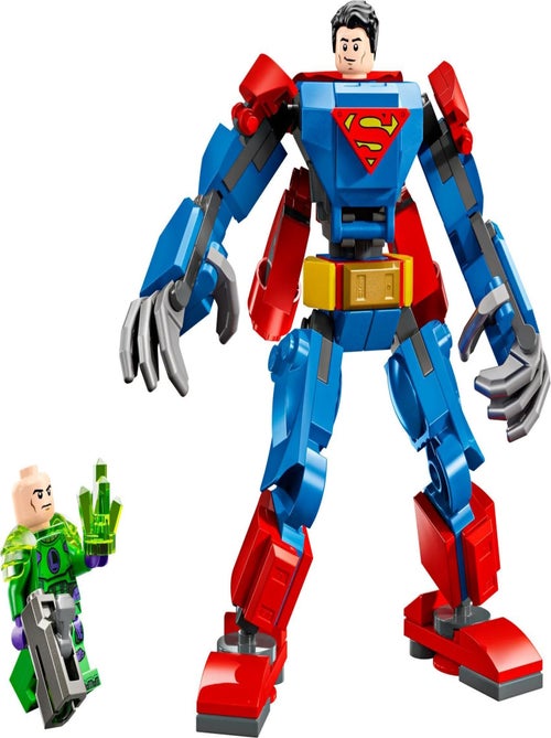 LEGO DC Comics 76302 - Robot de Superman contre Lex Luthor, 120 pièces, 2 minifigurines - Kiabi