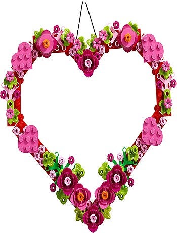 LEGO Décoration en cœur 40638 - 254 pièces personnalisable, 9 ans+