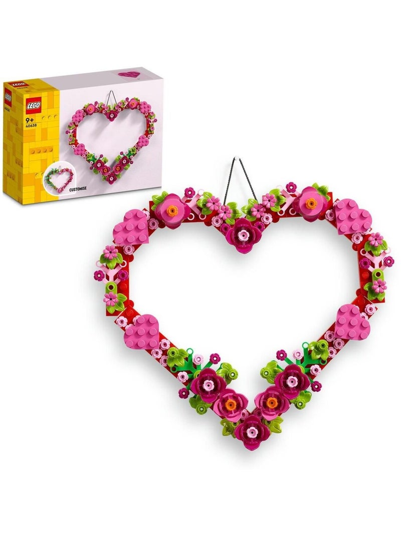 LEGO Décoration en cœur 40638 - 254 pièces personnalisable, 9 ans+ Multicolore - Kiabi