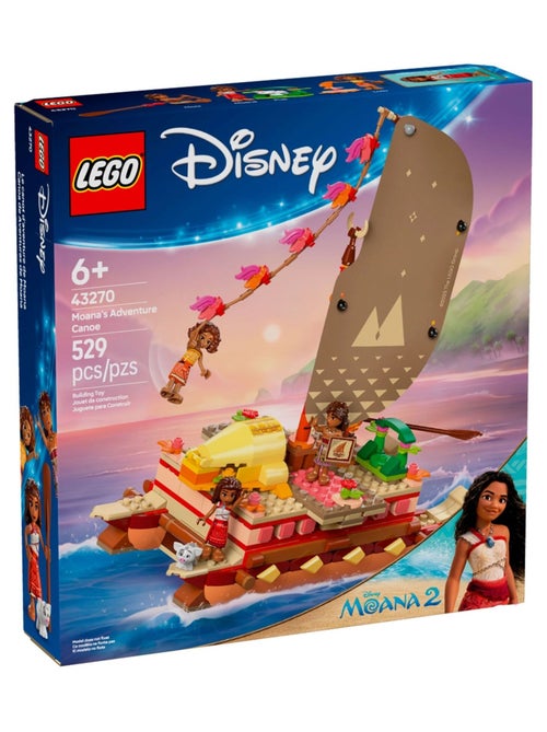 LEGO Disney - Aventure en mer avec le bateau de Vaiana - 43270 - Kiabi
