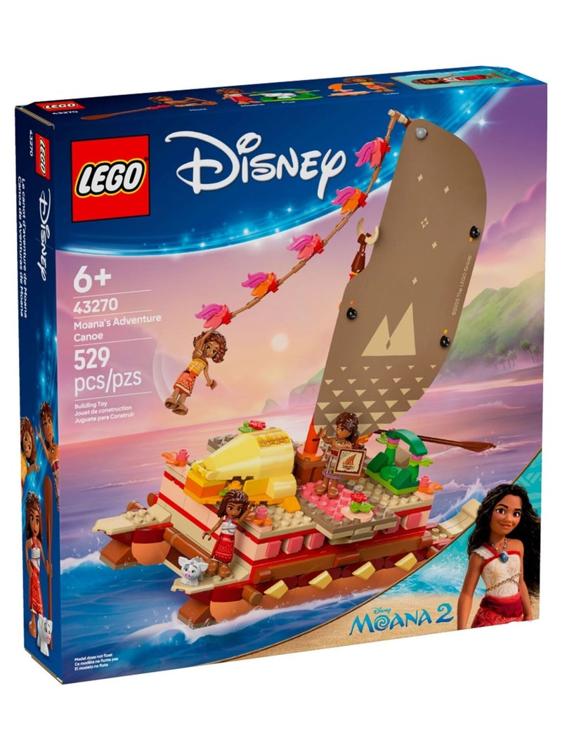 LEGO Disney - Aventure en mer avec le bateau de Vaiana - 43270 Rouge - Kiabi