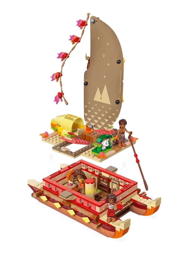 LEGO Disney - Aventure en mer avec le bateau de Vaiana - 43270 Rouge - Kiabi
