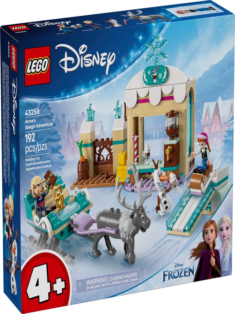 LEGO Disney - Aventure Hivernale d'Anna en Traîneau - 43256 Rouge - Kiabi