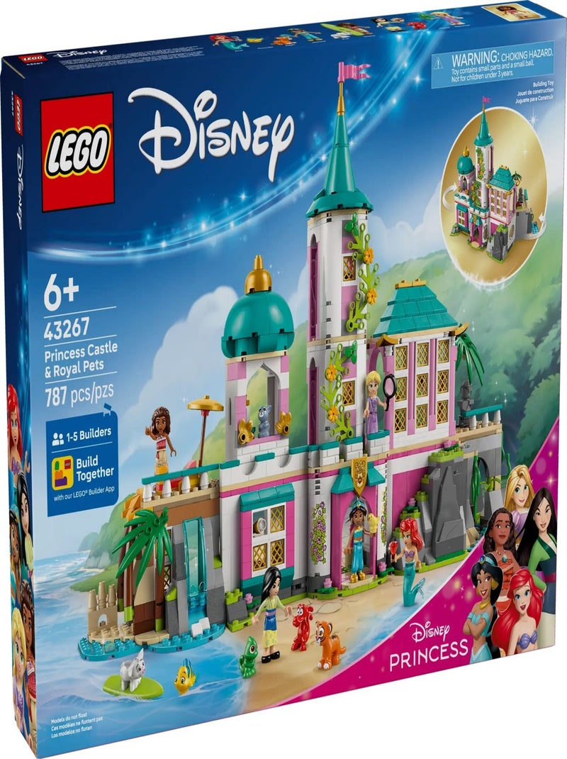 LEGO Disney - Château Magique des Princesses et Animaux Royaux - 43267 Rouge - Kiabi