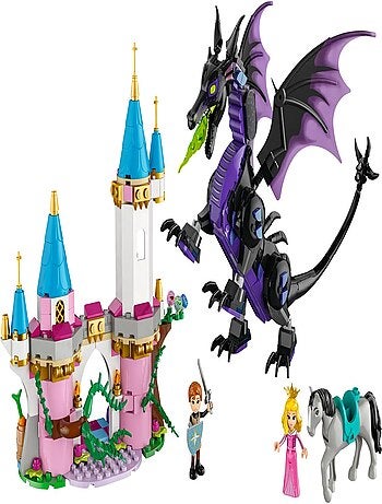 LEGO Disney - Ensemble Maléfique en dragon - 43240 pour enfants