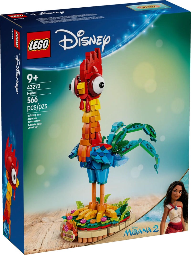 LEGO Disney - Heihei le Poulet Articulé - 43272 Rouge - Kiabi