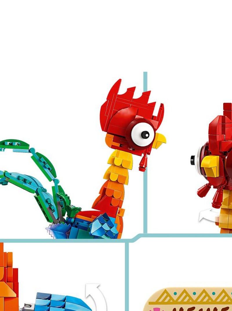 LEGO Disney - Heihei le Poulet Articulé - 43272 Rouge - Kiabi