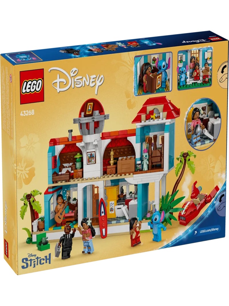 LEGO Disney - La maison sur la plage de Lilo et Stitch - 43268 Multicolore - Kiabi