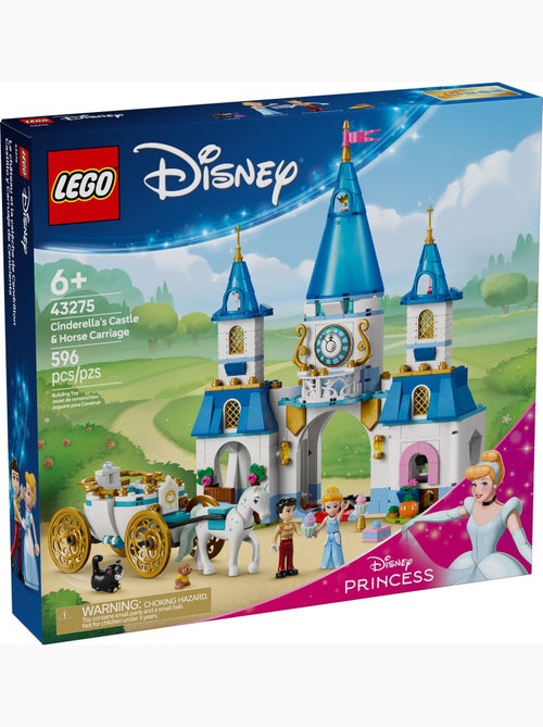 LEGO Disney - Le château de Cendrillon et la calèche - 43275 - Kiabi