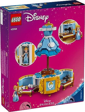 LEGO Disney - Set de Construction de la Robe de Cendrillon - 43266