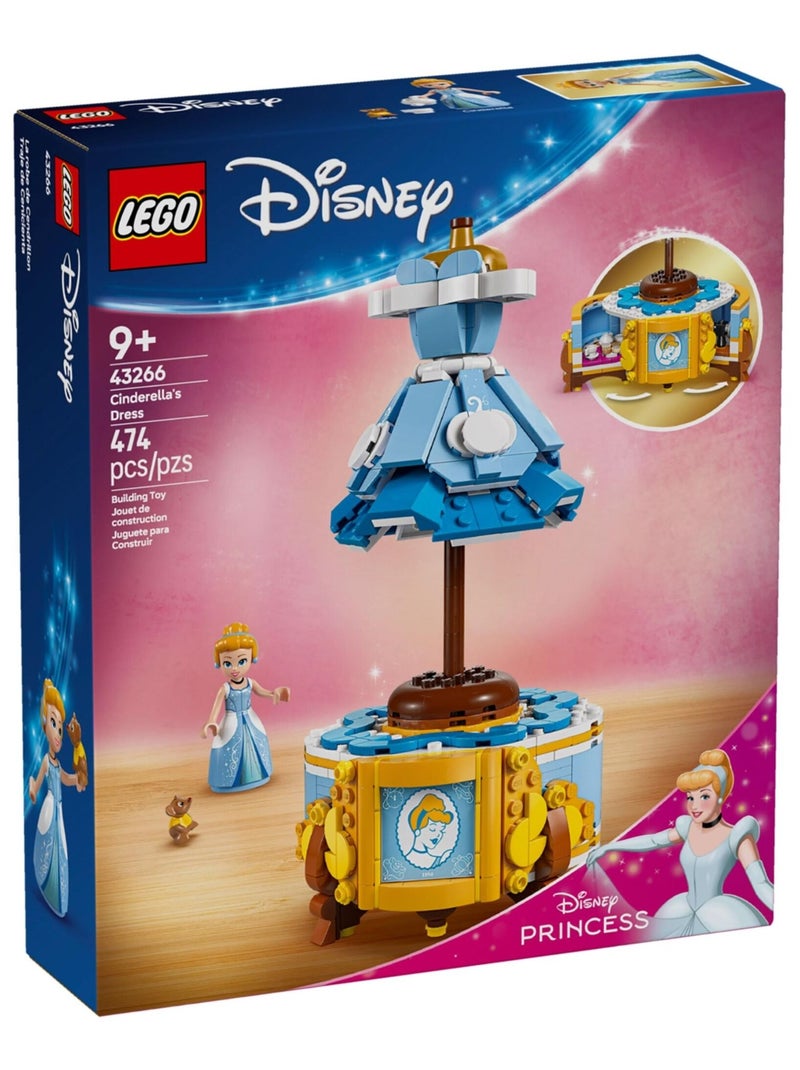 LEGO Disney - Set de Construction de la Robe de Cendrillon - 43266 Rouge - Kiabi