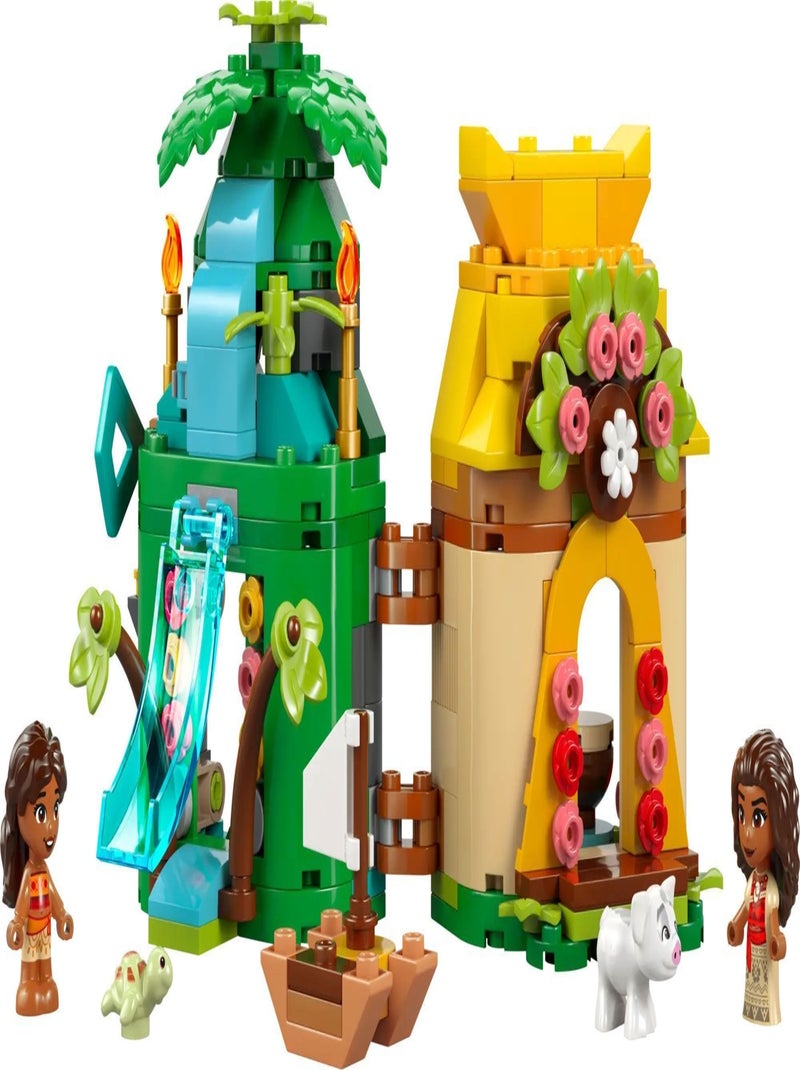 LEGO Disney 43260 - L'île de Vaiana miniature, 175 pièces, dès 5 ans. Rouge - Kiabi